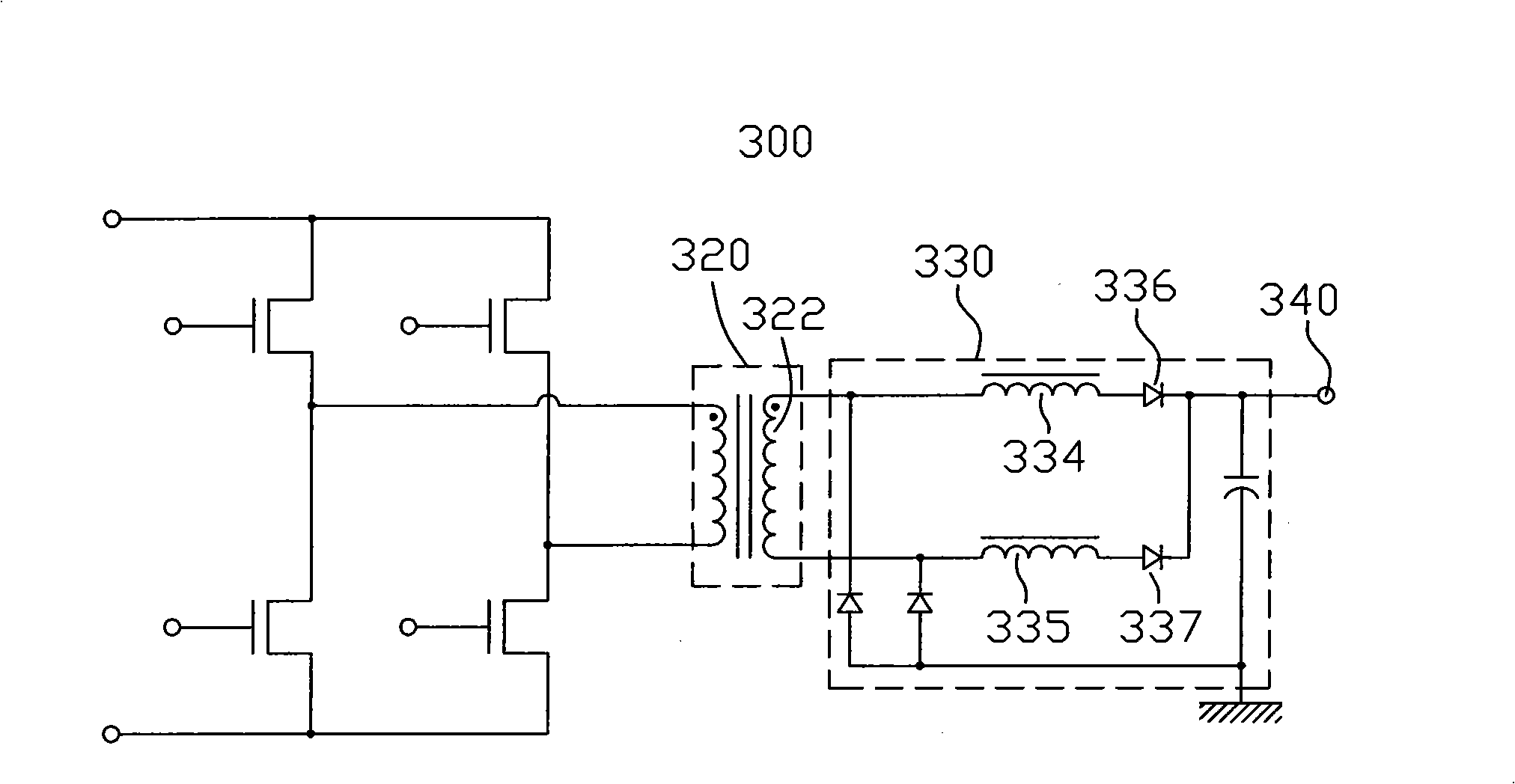 Power supply circuit and LCD device using the same