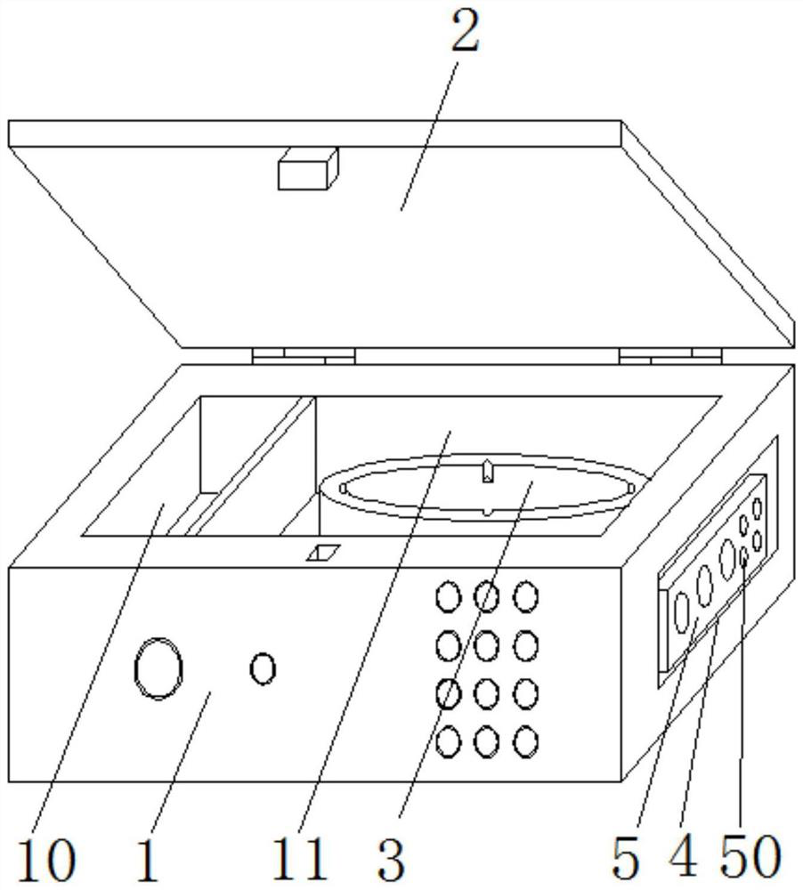 Centrifugal machine for experimental detection