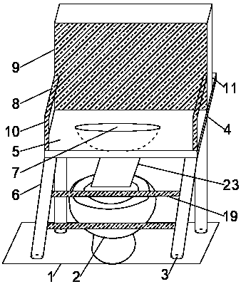 Pregnant woman household adjustable toilet device