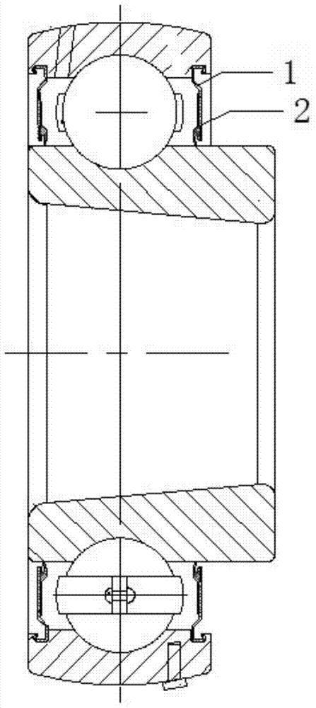 Bearing sealing ring