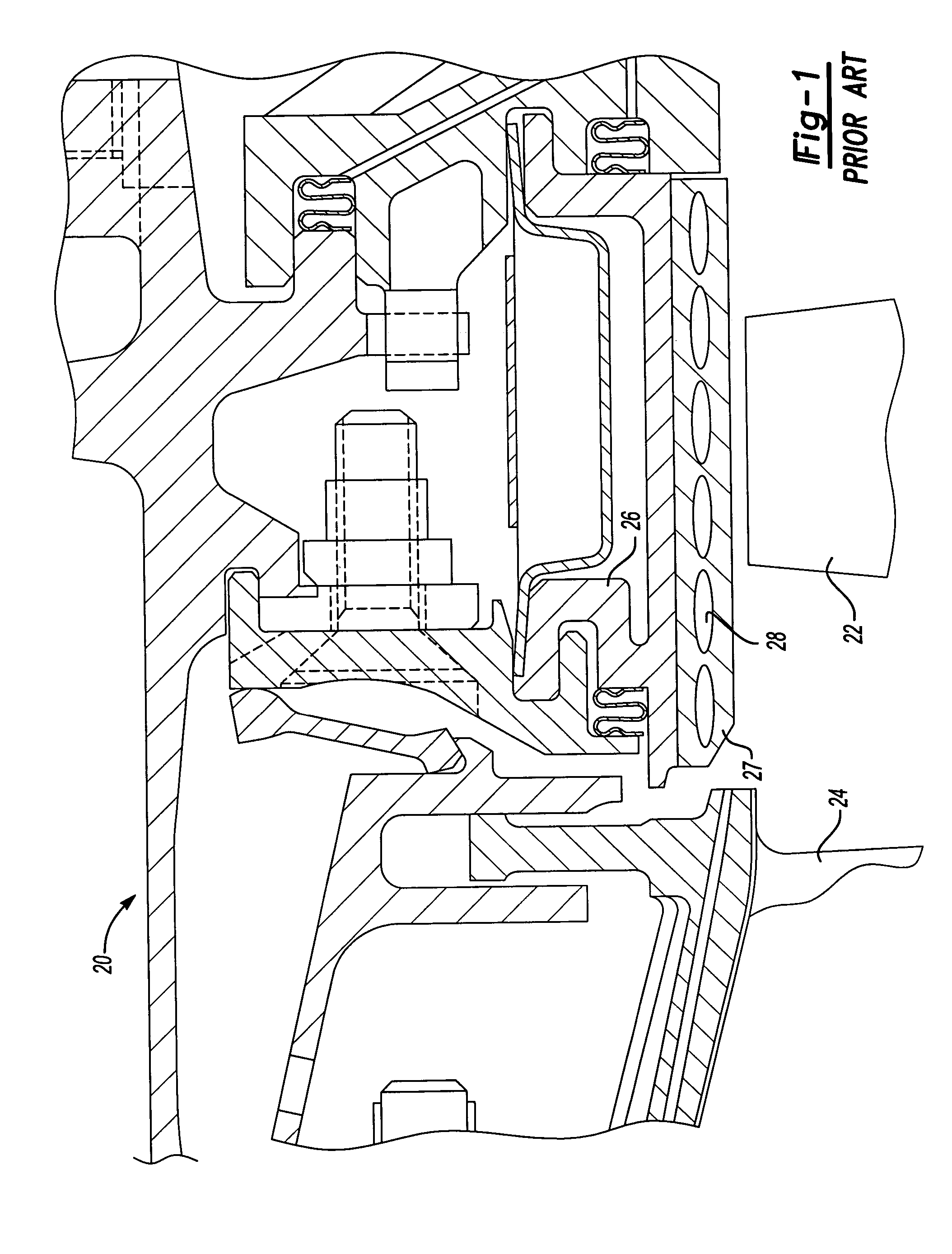 Debris-filtering technique for gas turbine engine component air cooling system