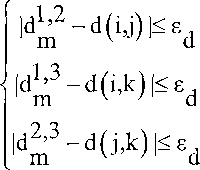 Rapid triangle star map recognition method