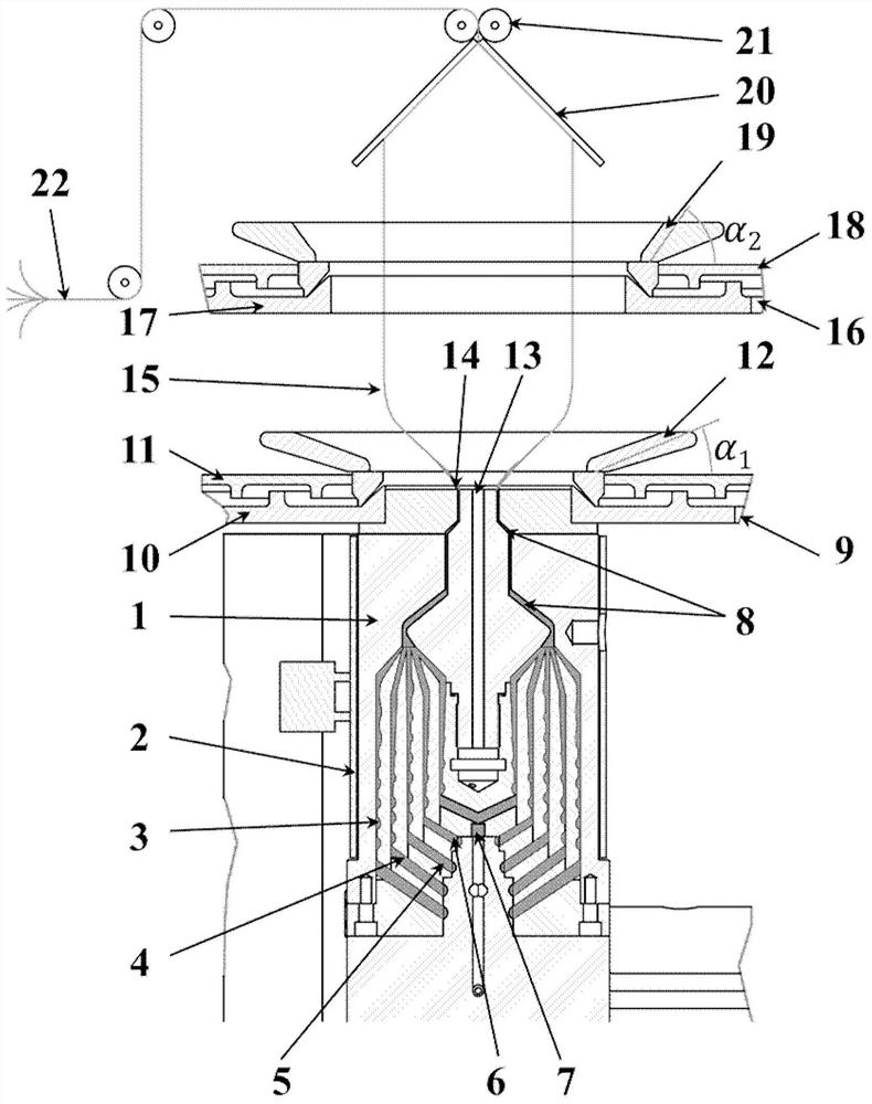 Forming method of liquid crystal polymer film and film blowing equipment