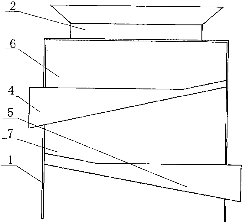 Spiral grading sieve