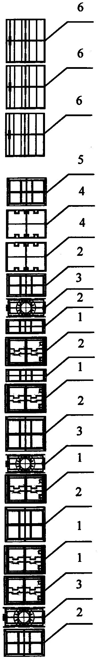 System and method for reducing boiler NOx emission by tertiary air concentrated-diluted separation