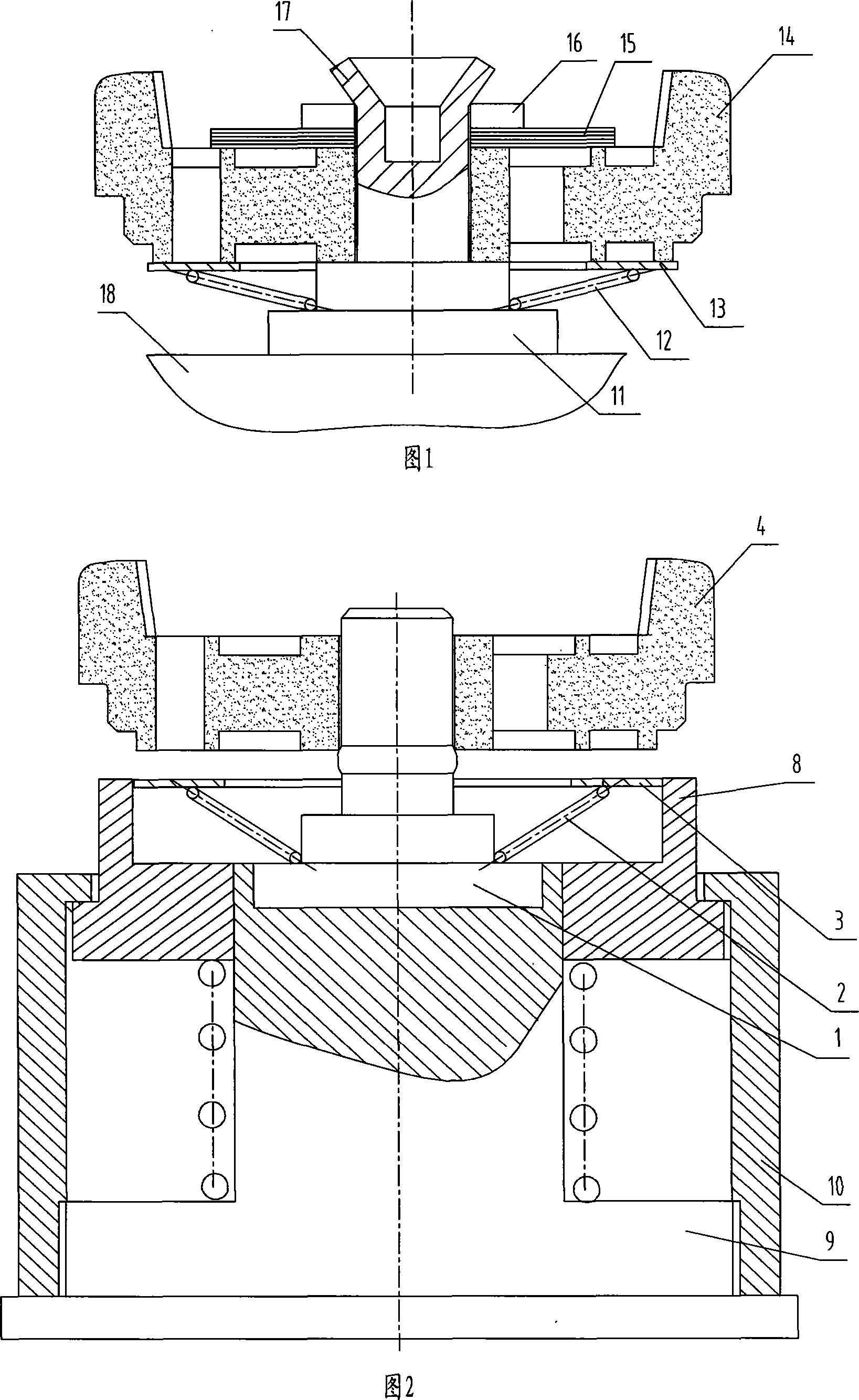 Technique for assembling sub assembly of bottom valve of condensation damper valve in hydraulic damper