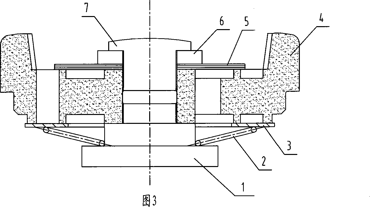 Technique for assembling sub assembly of bottom valve of condensation damper valve in hydraulic damper