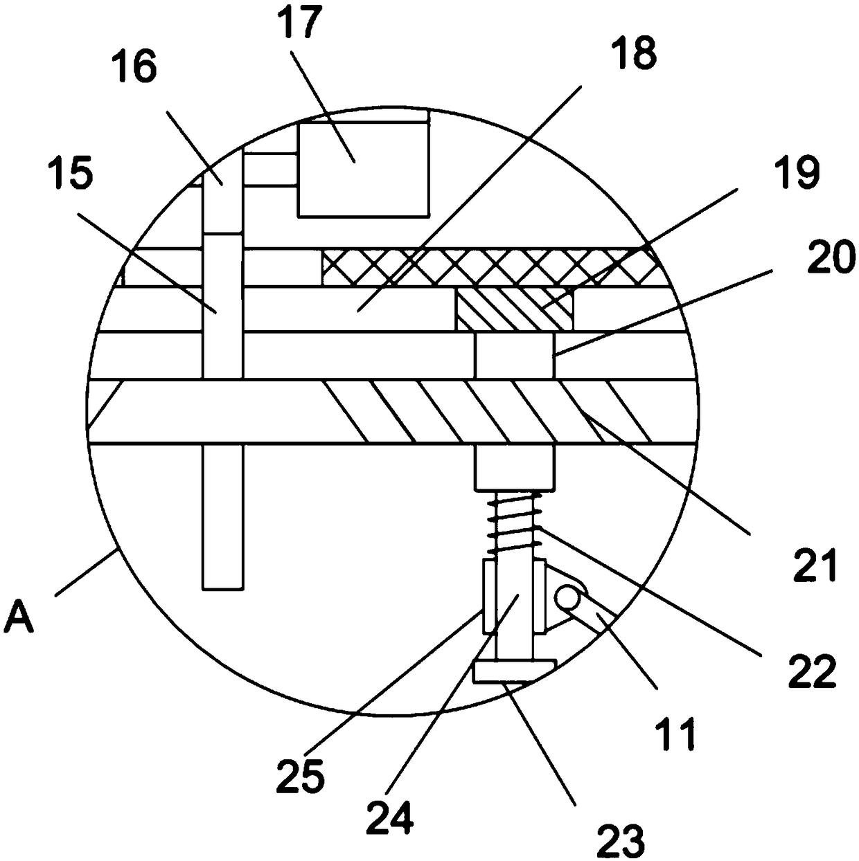 Adjustable supporting seat for carrying intelligent furniture