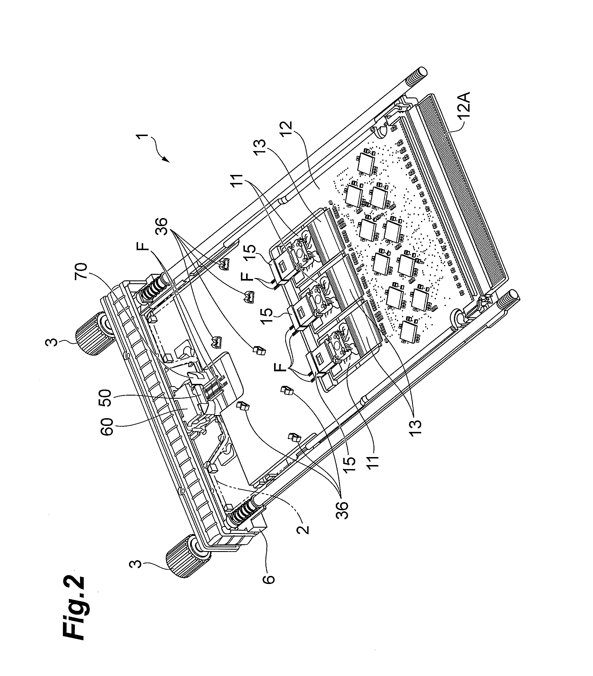 Optical transceiver installing mt ferrule to mate with mpo connector