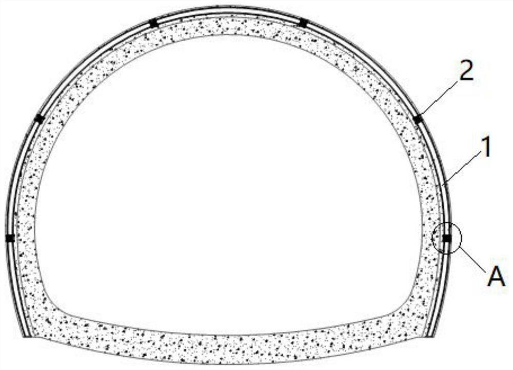 Yielding supporting structure