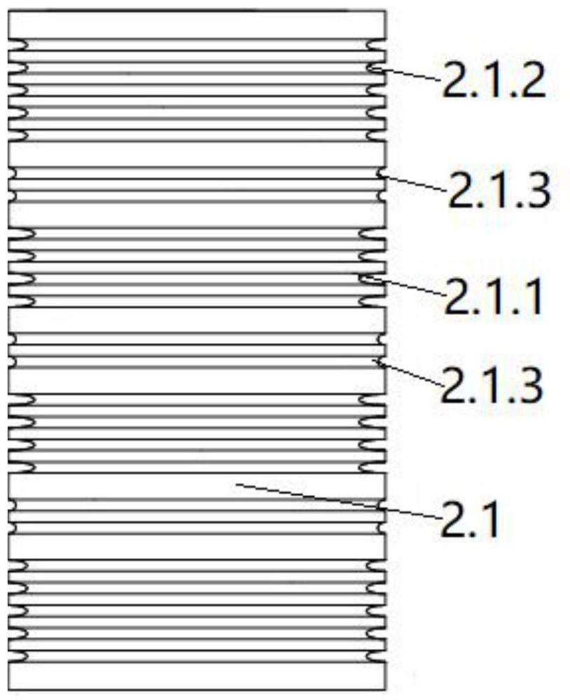 Yielding supporting structure