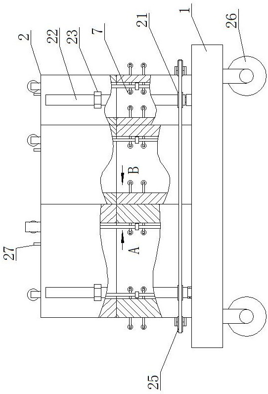 Phosphating method and device for metal wire surface treatment