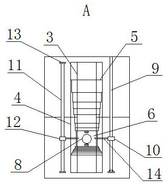 Phosphating method and device for metal wire surface treatment