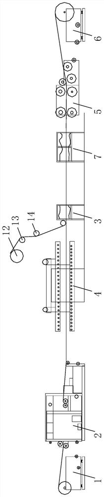 Hot paste composite slitting machine and hot paste composite slitting method thereof