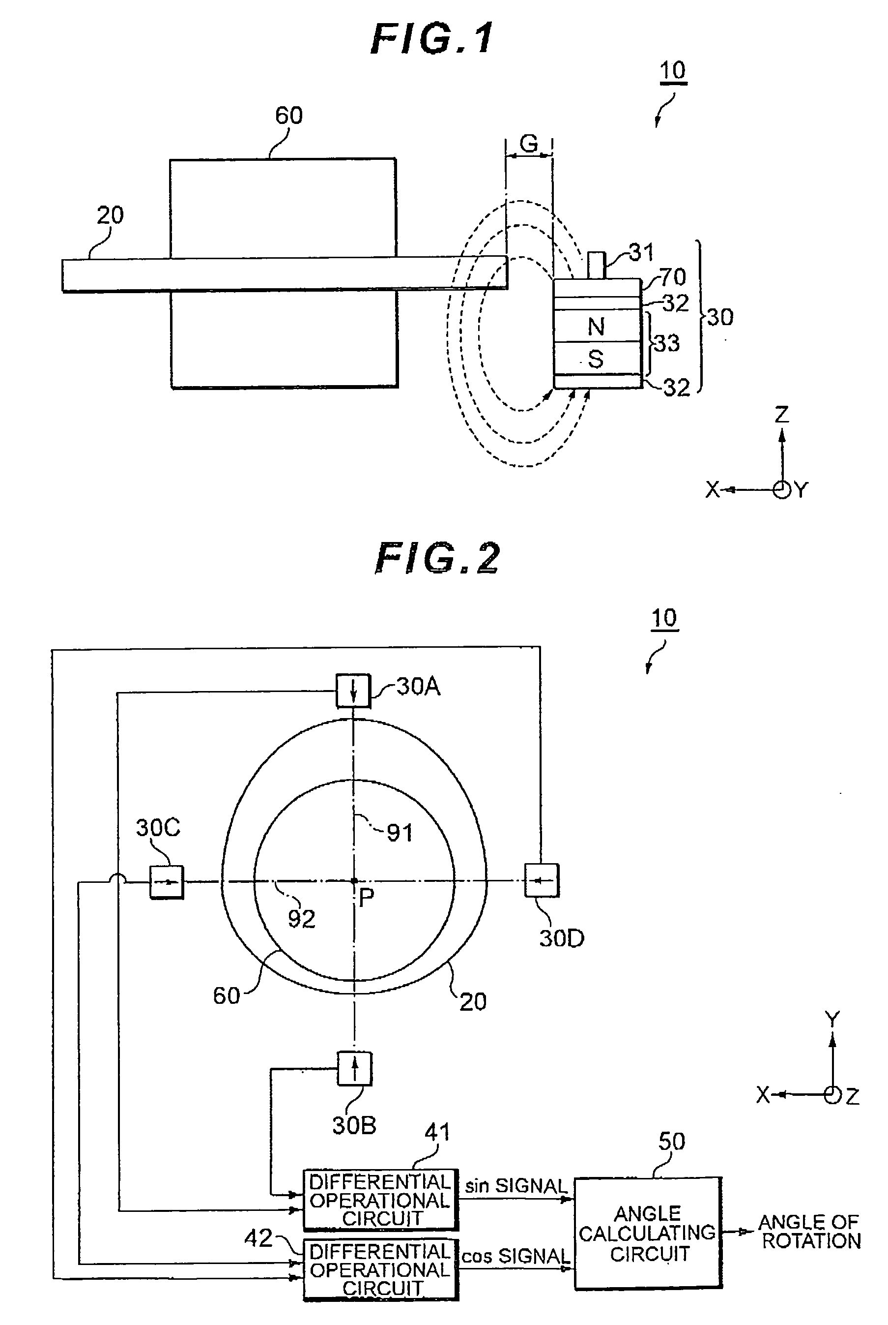 Angle detecting apparatus and angle detecting method