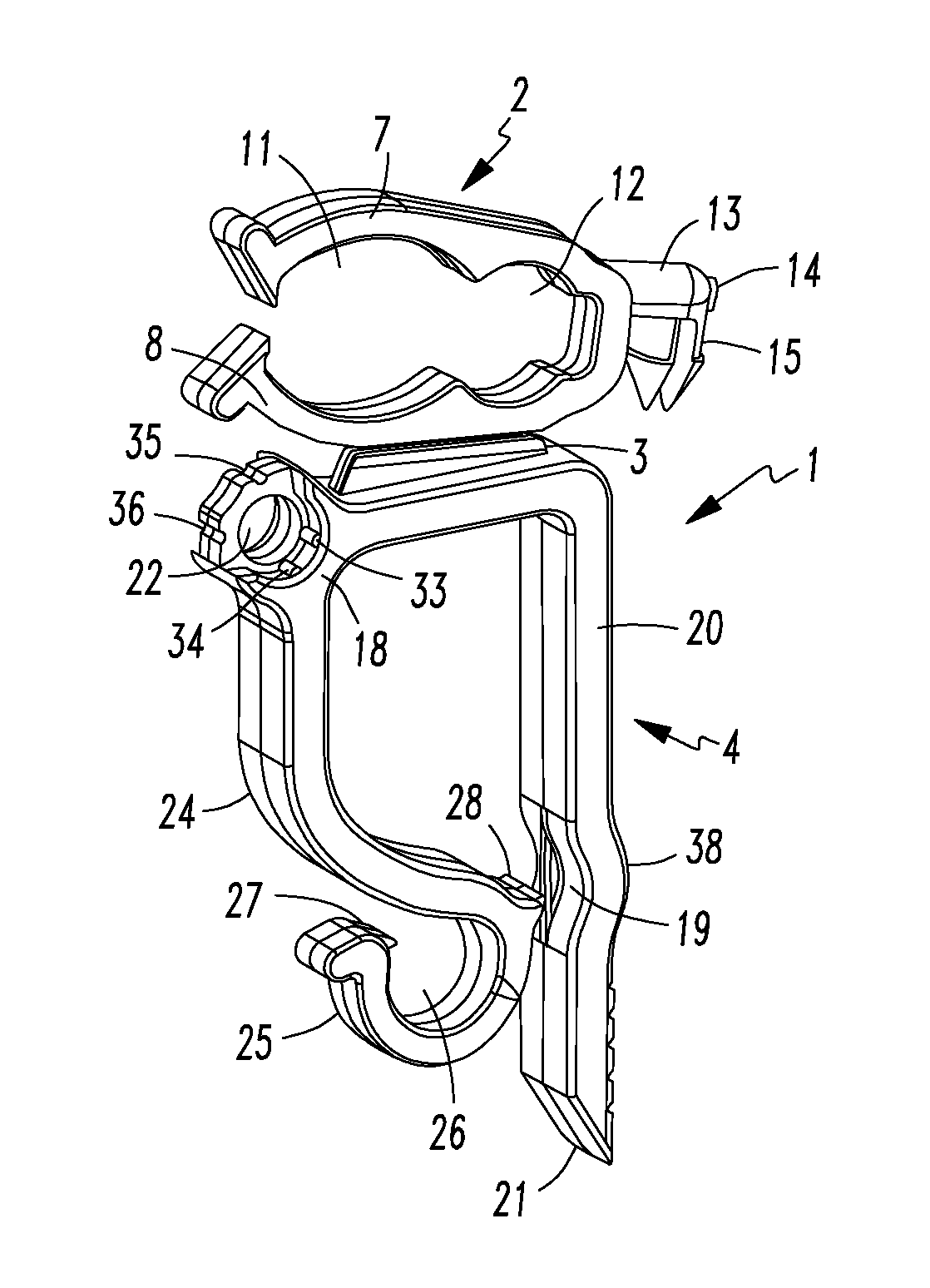 Decorative light clip