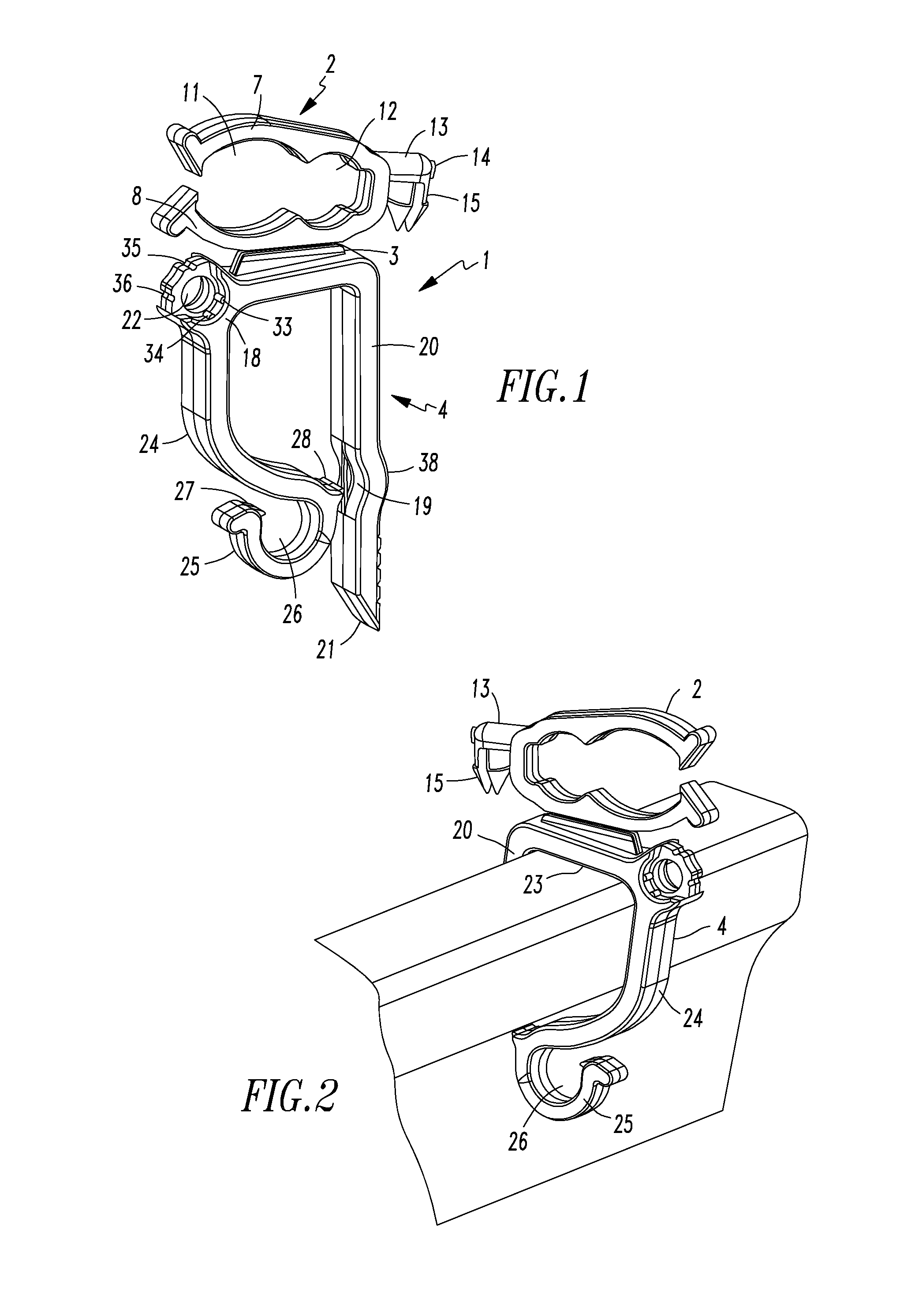 Decorative light clip