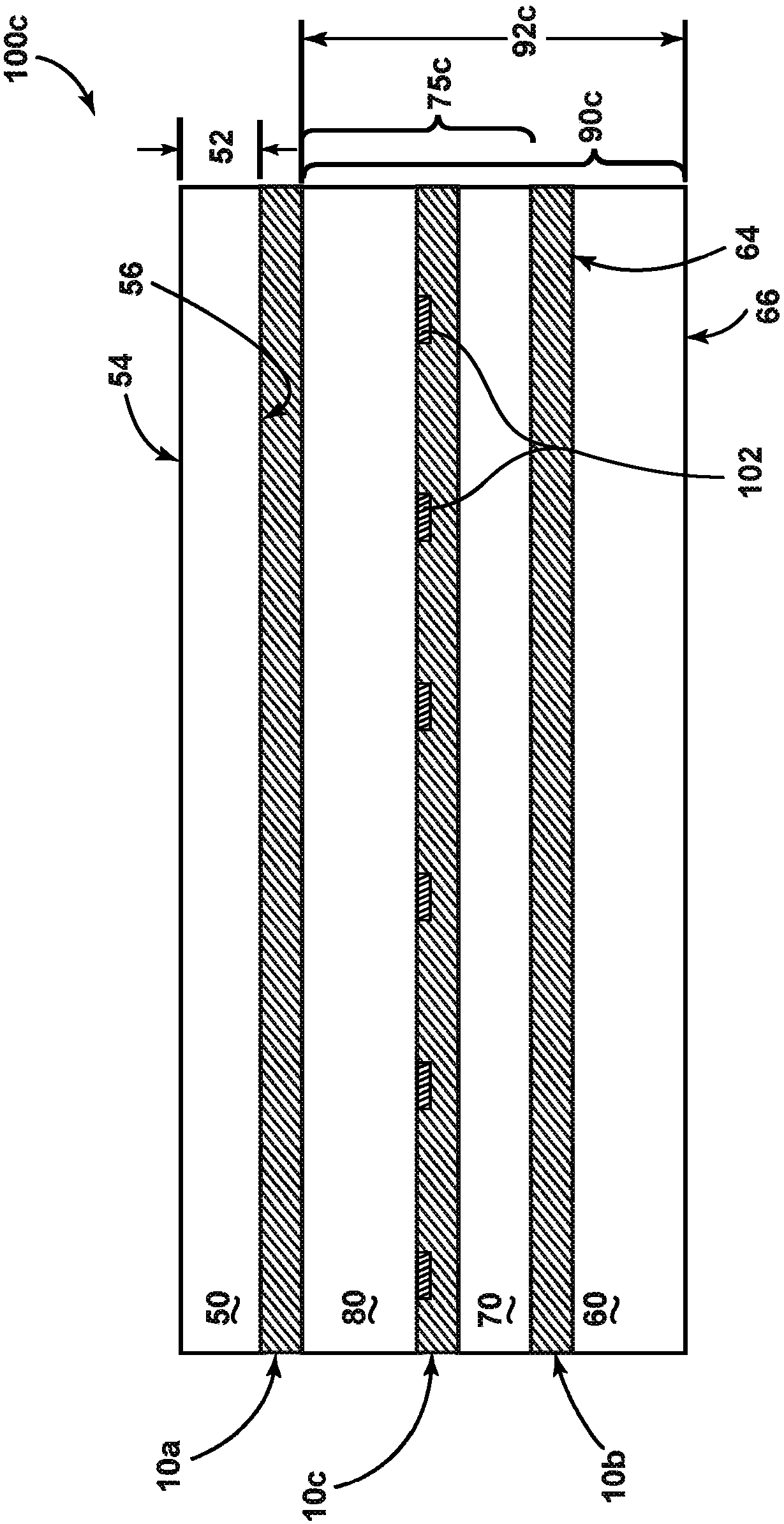 Bendable electronic device modules, articles and methods of making the same