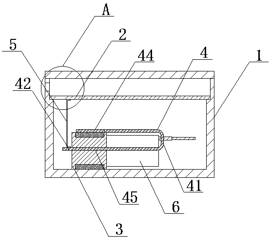 A receiver with an improved guide rod structure