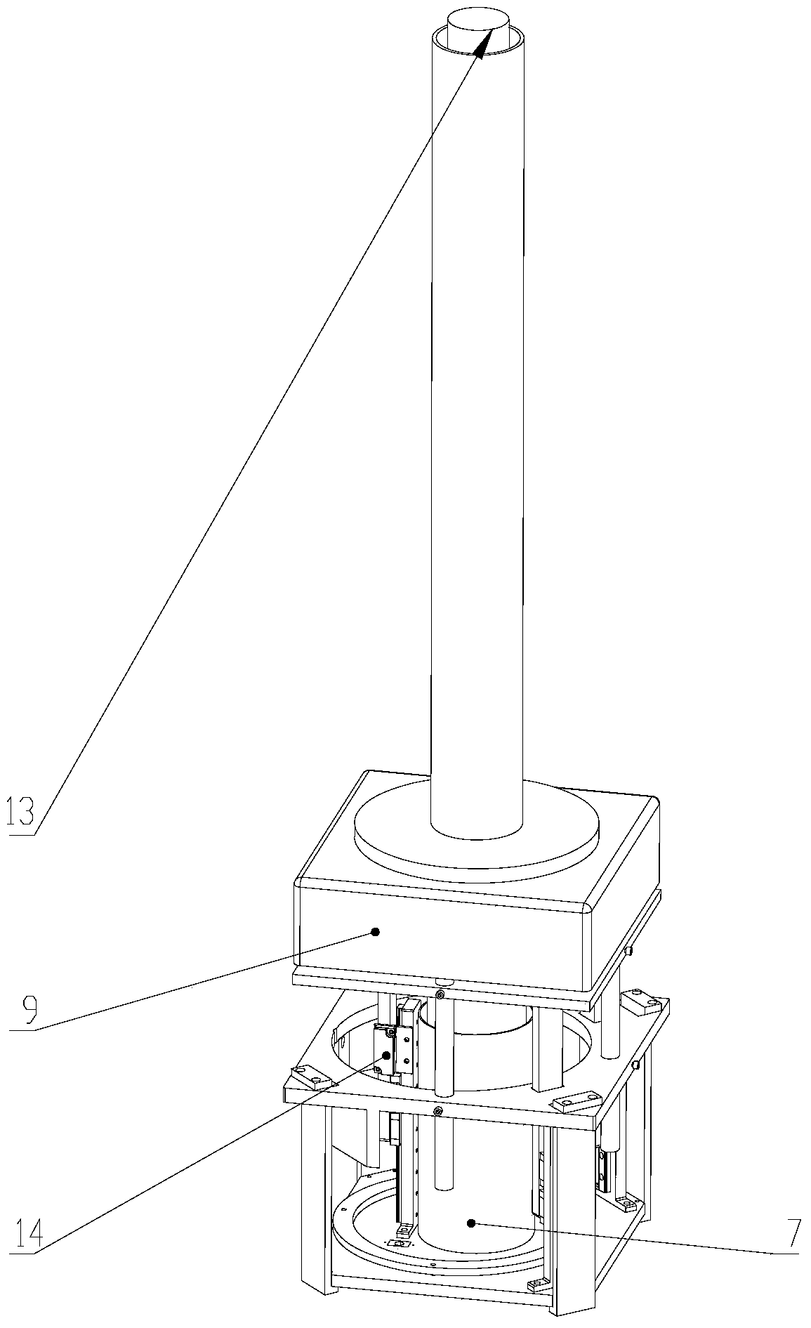 NMR fringe magnetic field imaging experimental device