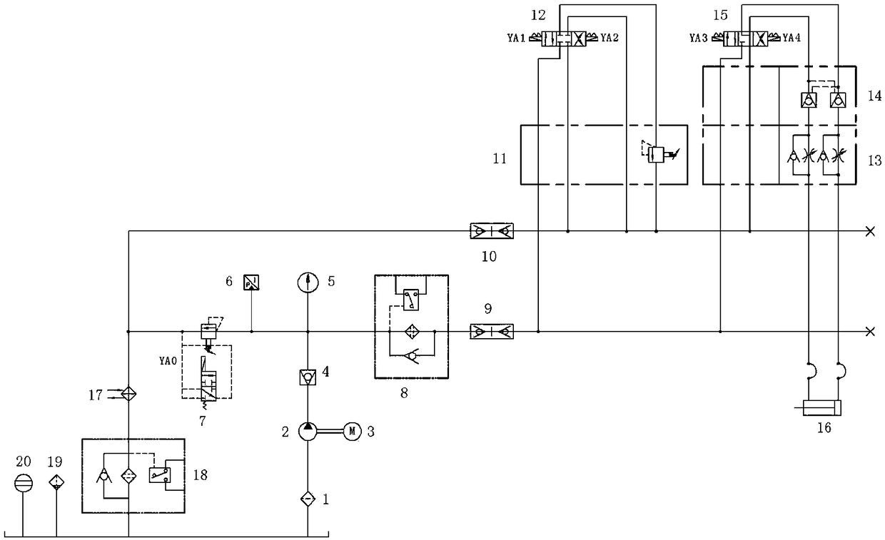 High-pressure oil pipe pressure relief circuit and method with quick-change connectors