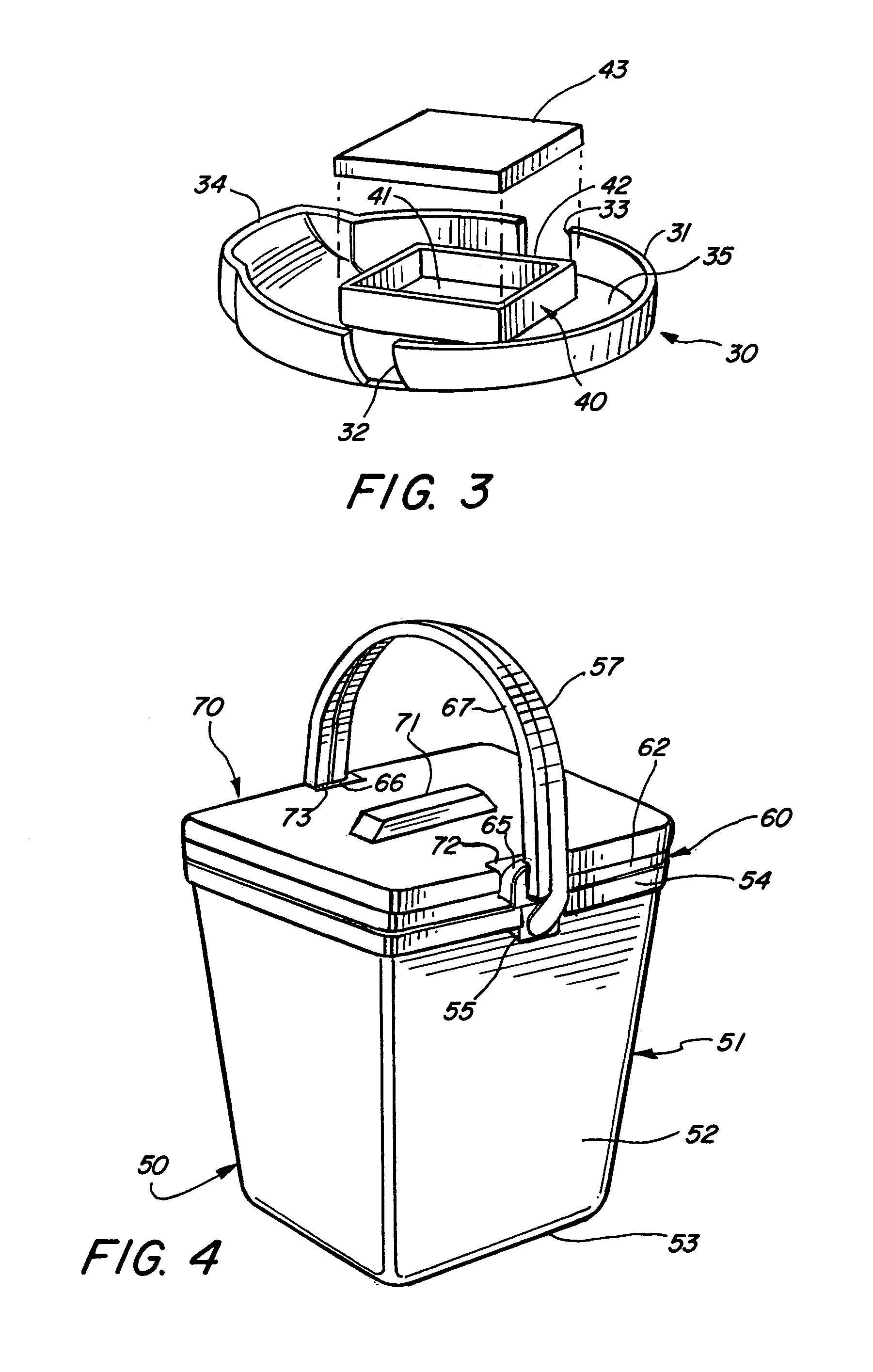 Cleaning device for utensils during camping activities