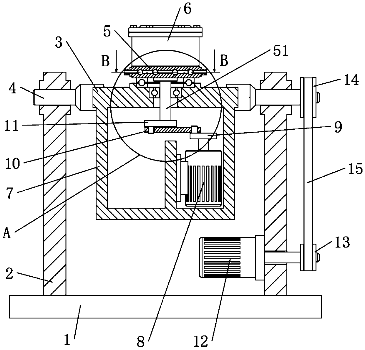 Gravity casting equipment with casting model angle convenient to adjust