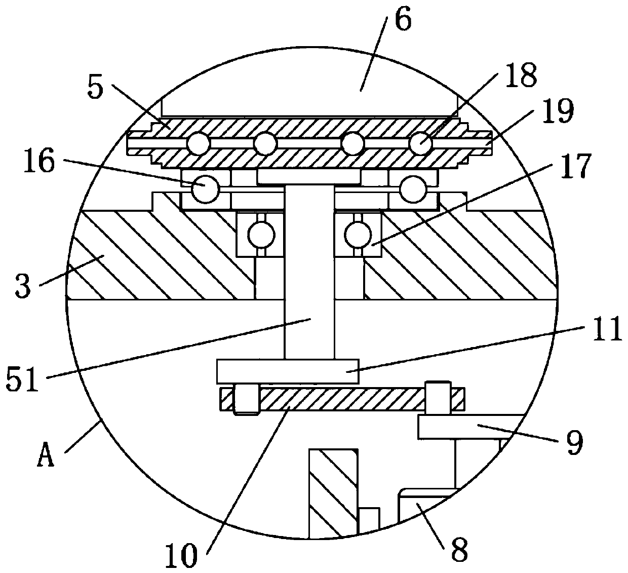 Gravity casting equipment with casting model angle convenient to adjust