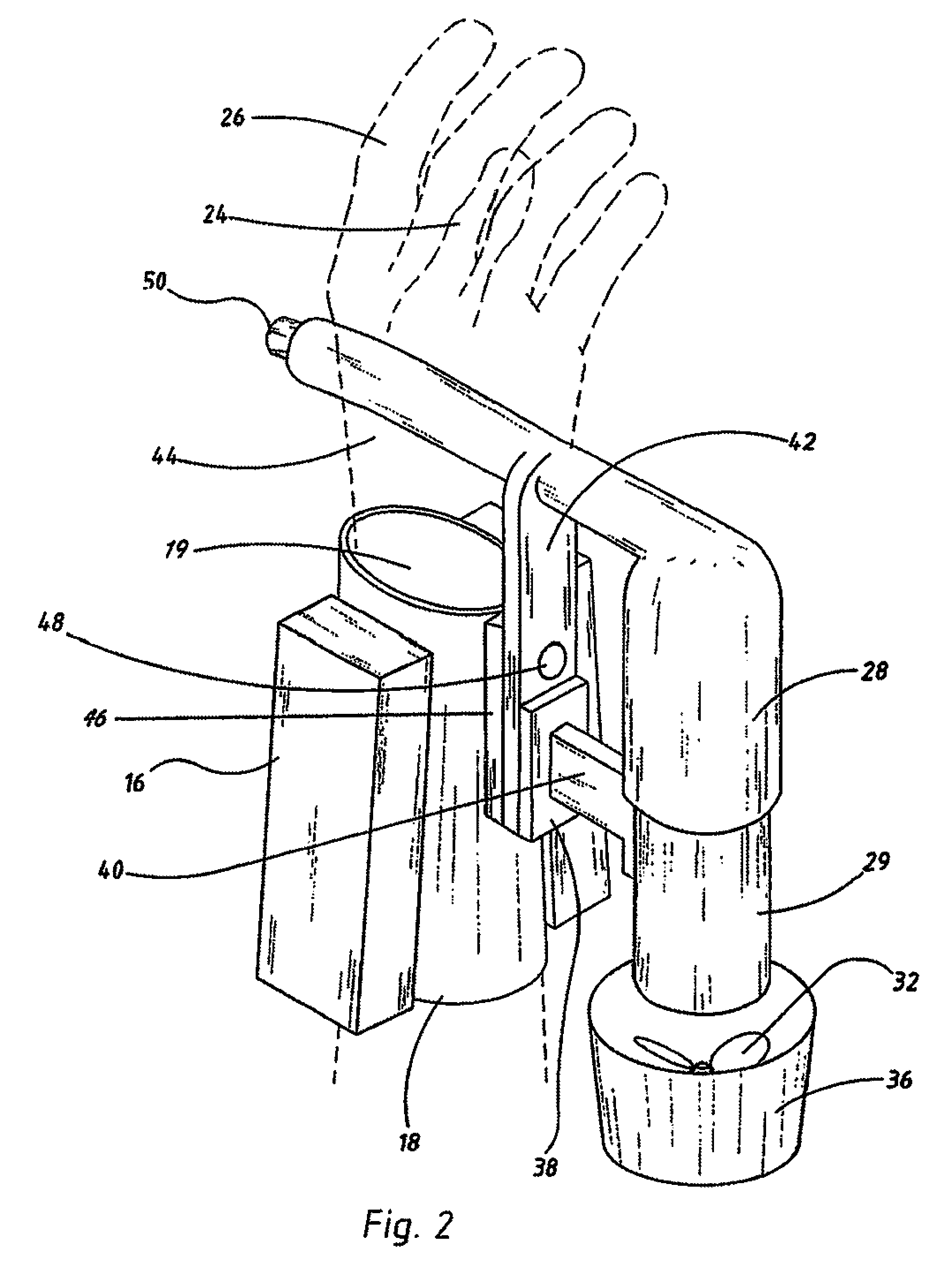 Propulsion system for use by a swimmer