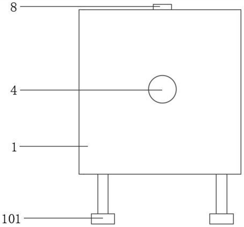 Spraying device in production system of hub bearing