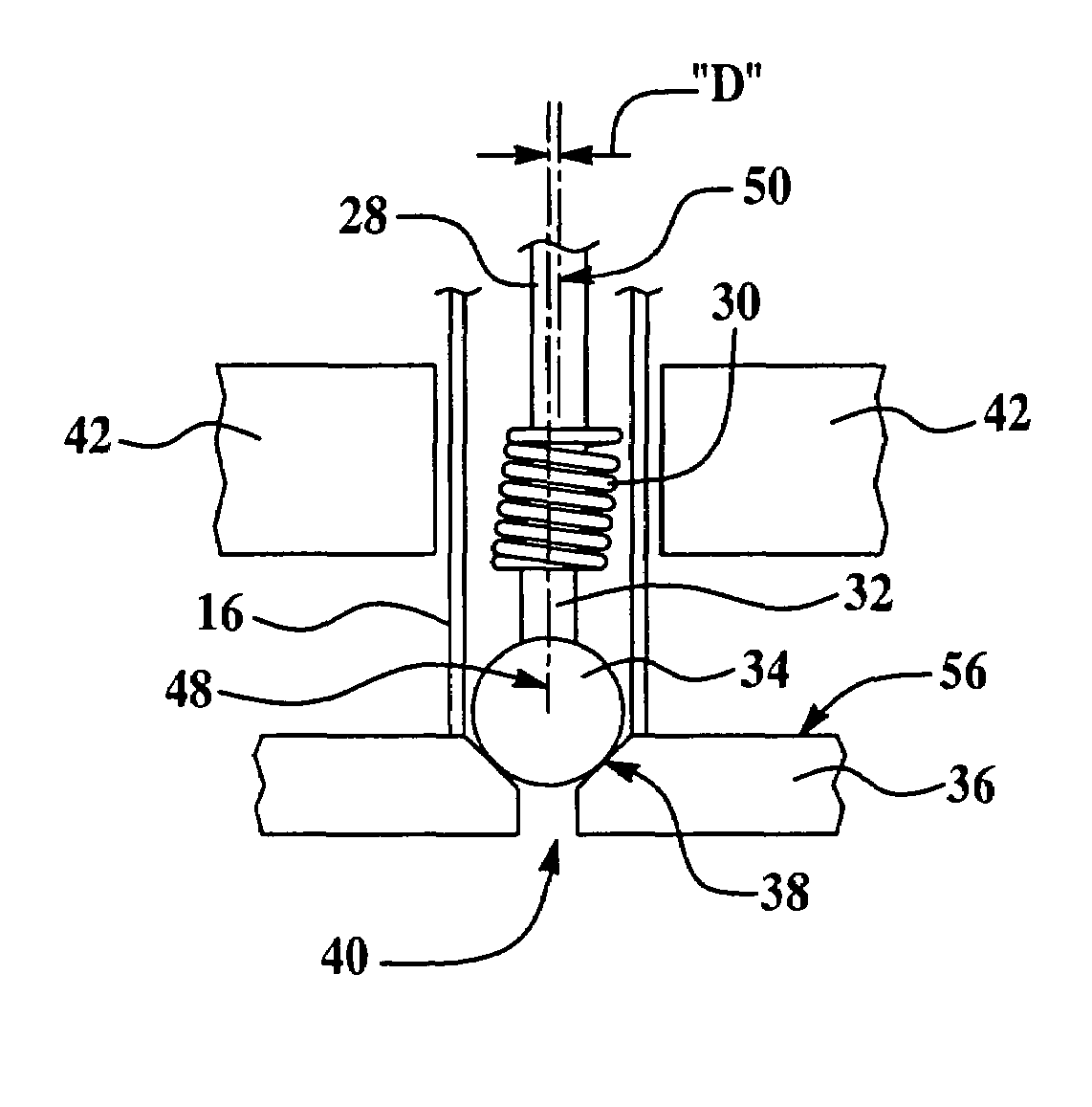 Countersink gauge having self-centering probe