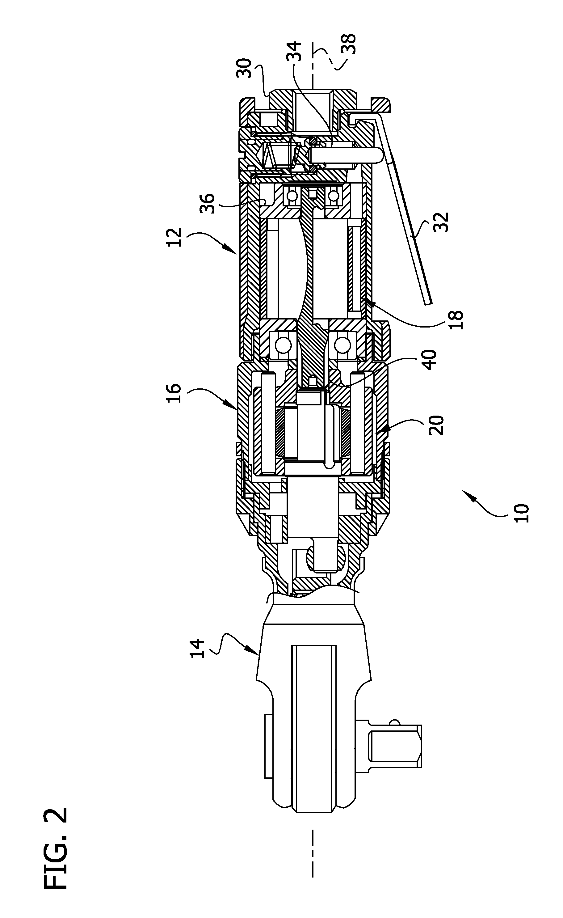 Jumbo hammer clutch impact wrench