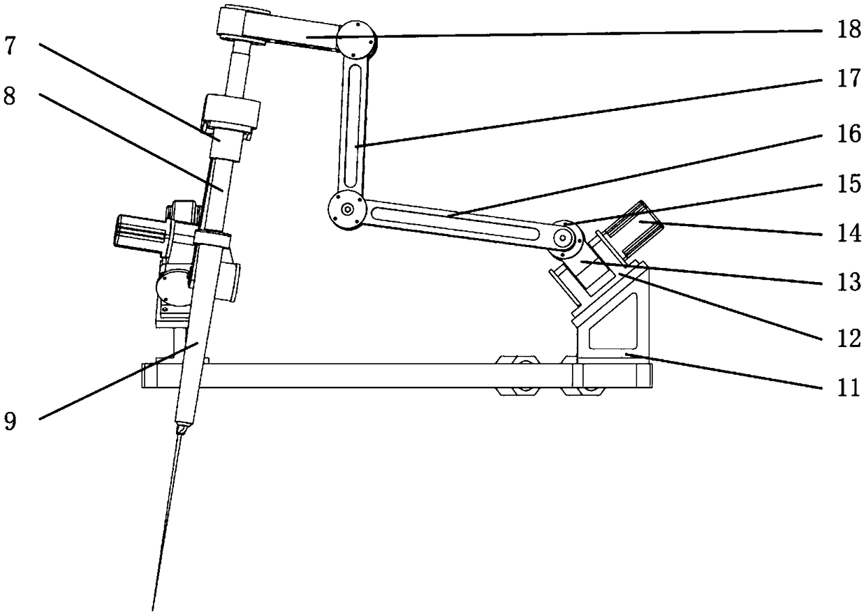 Parallel operation robot with remote motion center