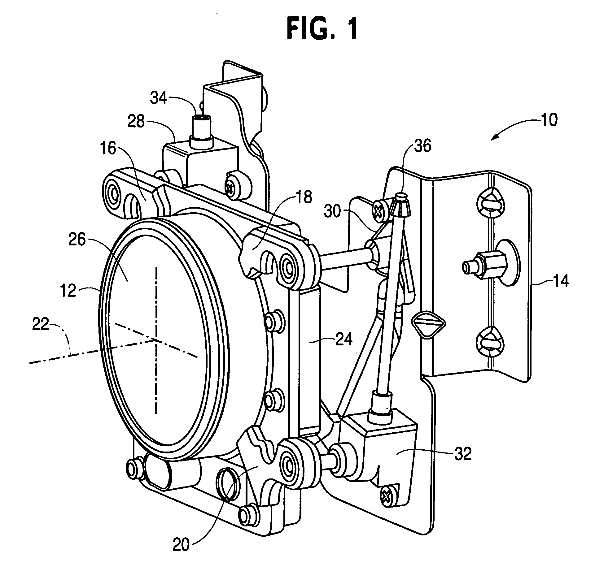 Adaptive cruise control sensor alignment tool and method