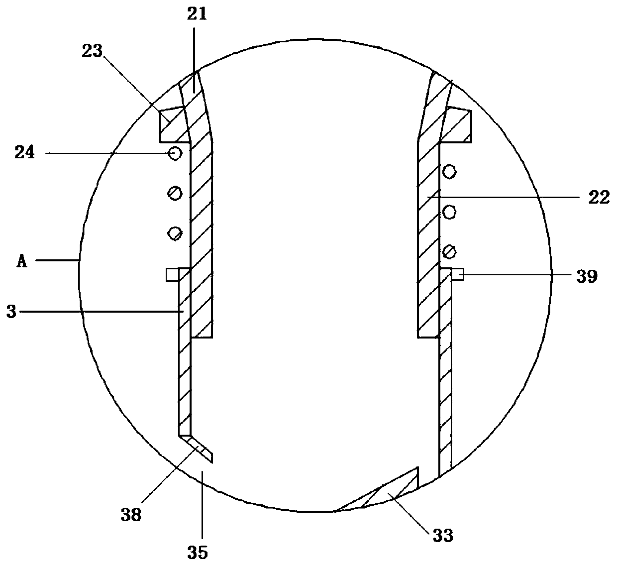 Novel environment-friendly waste battery recycling device