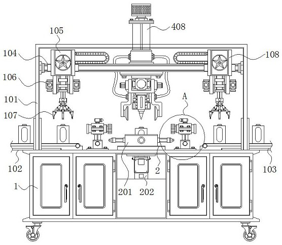 Liquid injection port detection mechanism with rotating structure for automatic production of lithium battery