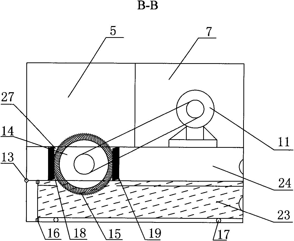 Sole cleaning machine