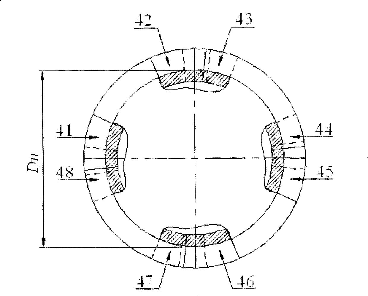 Variable lateral force cavitator