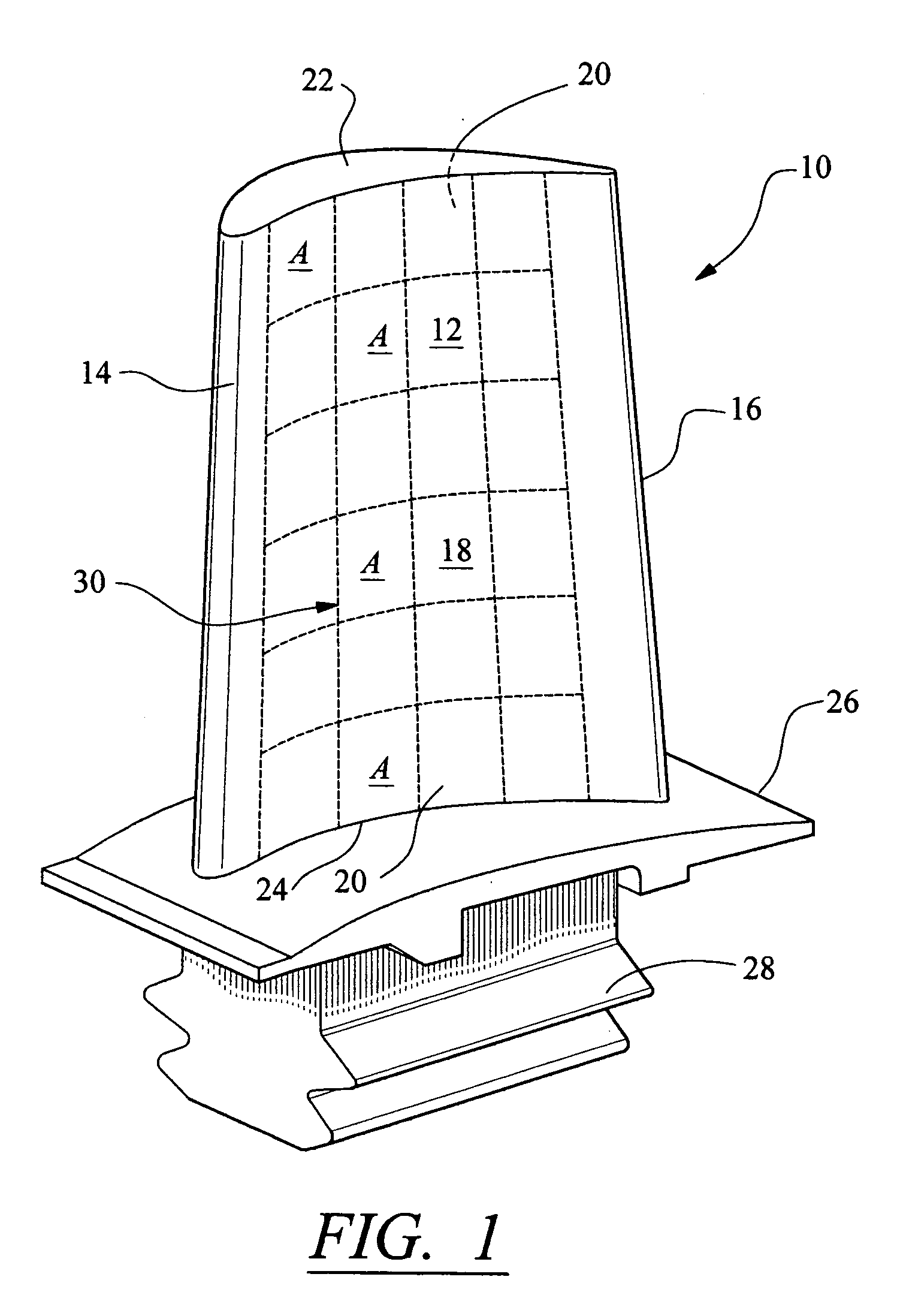 Vortex cooling of turbine blades