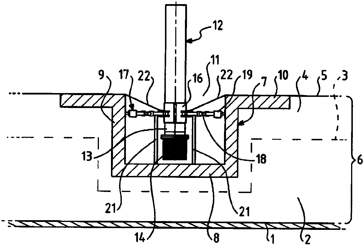 Securing a pipe in a housing