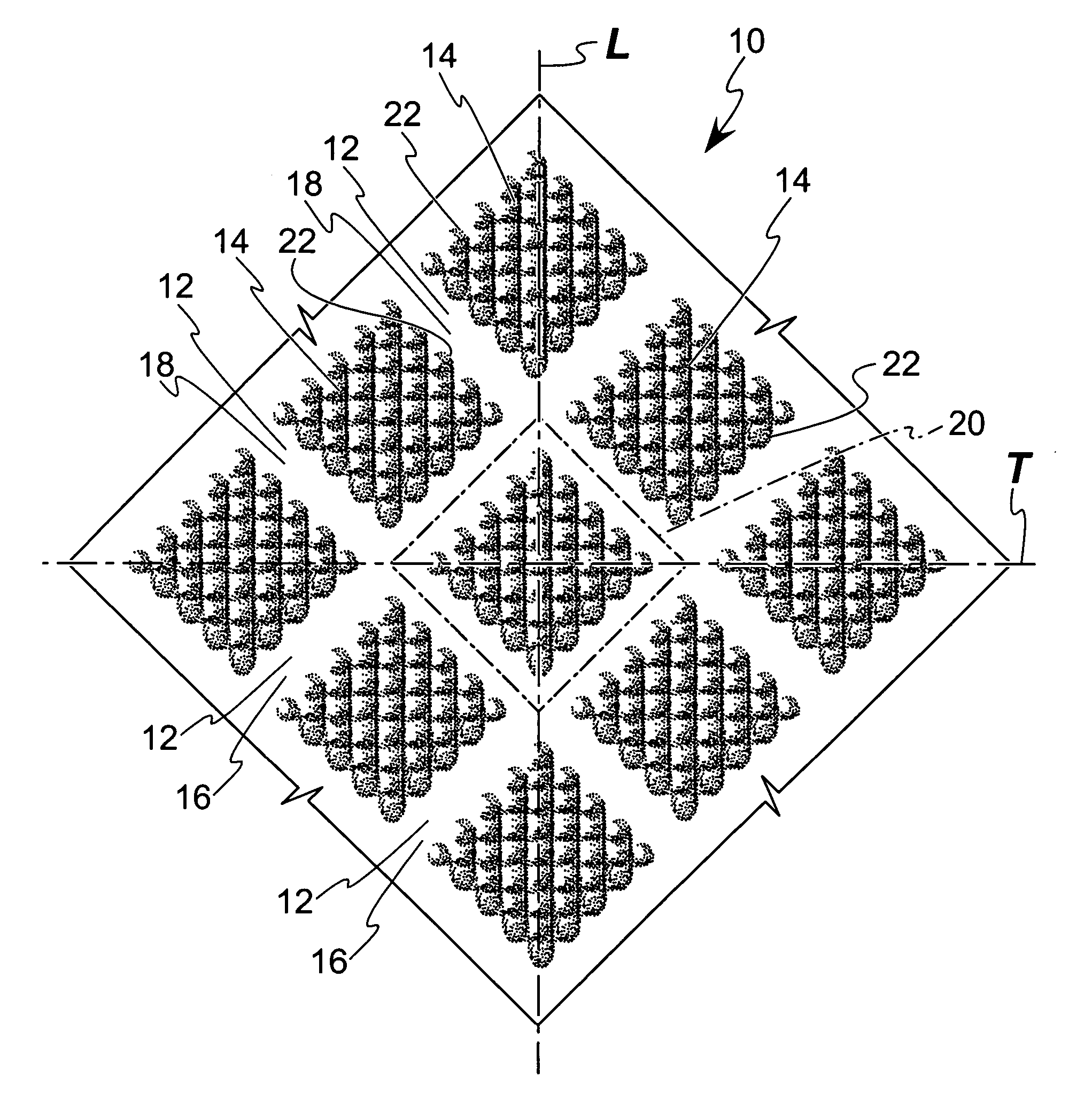 Multi-directional elastic-like material