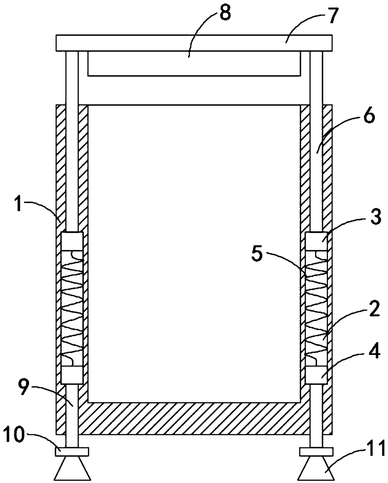 Vehicle-mounted trash can capable of damping anti-spontaneous combustion