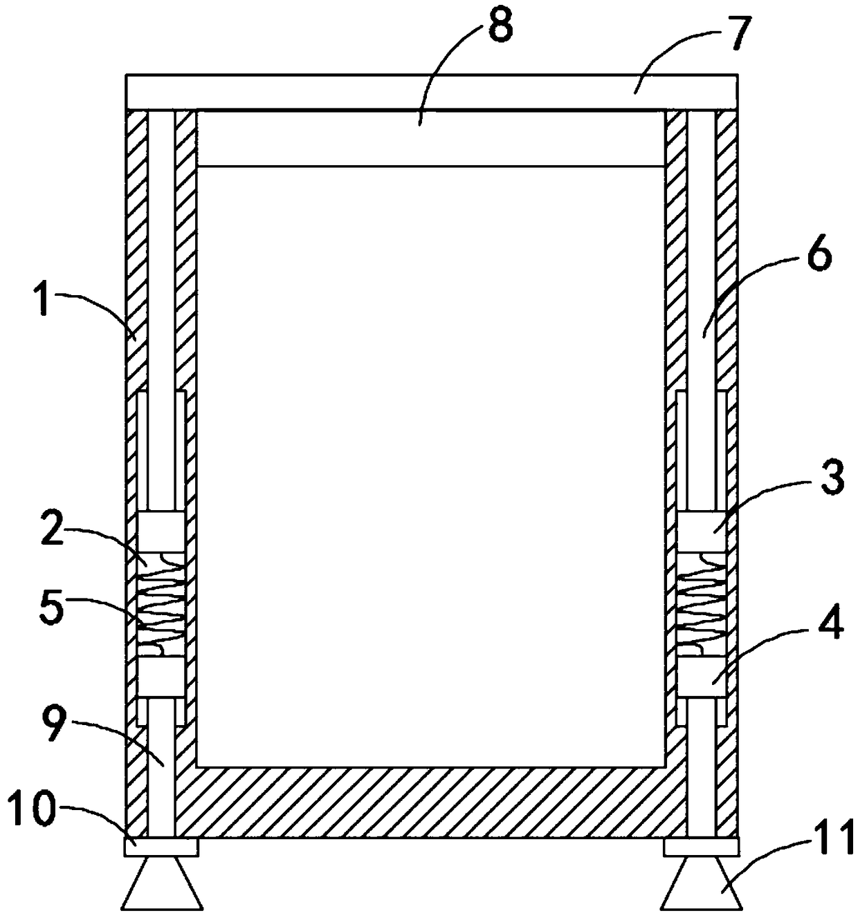 Vehicle-mounted trash can capable of damping anti-spontaneous combustion