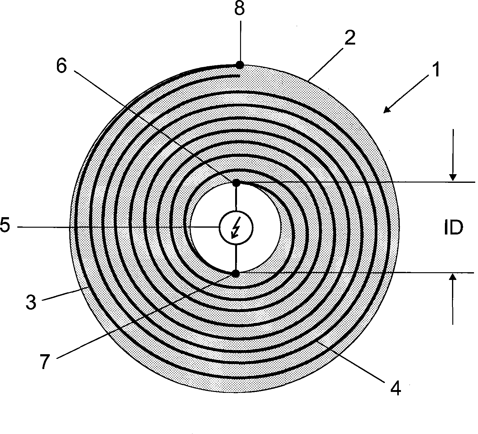 High-pressure discharge lamp with an improved starting capability, as well as a high-voltage pulse generator