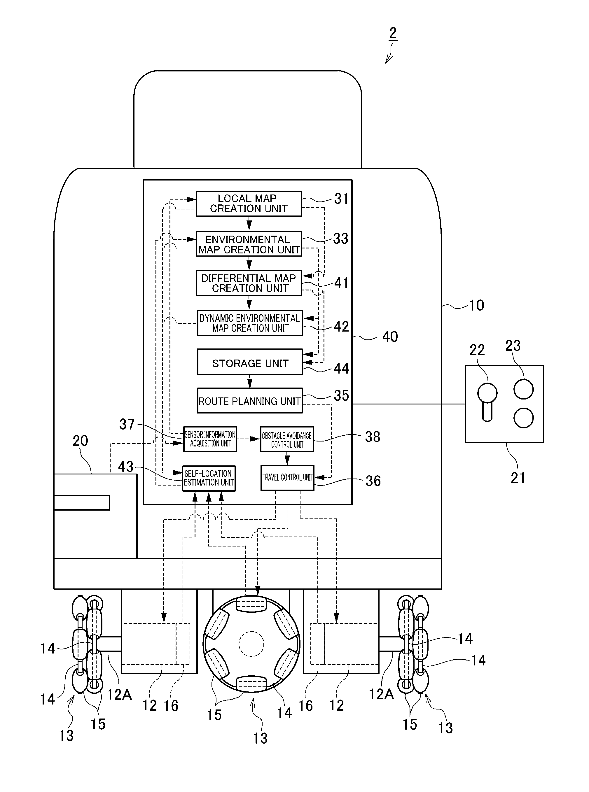 Autonomous mobile device