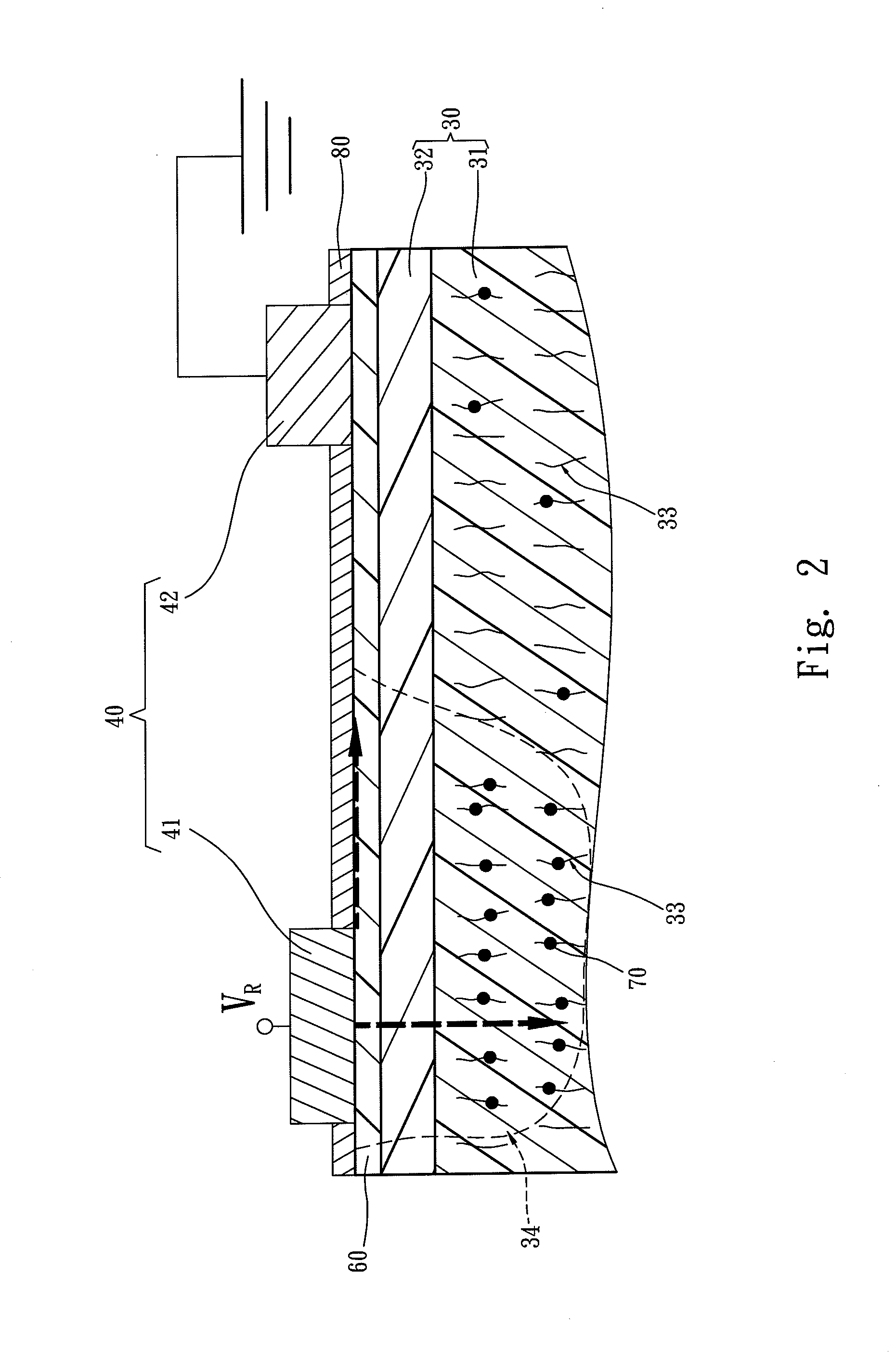 Semiconductor element having high breakdown voltage