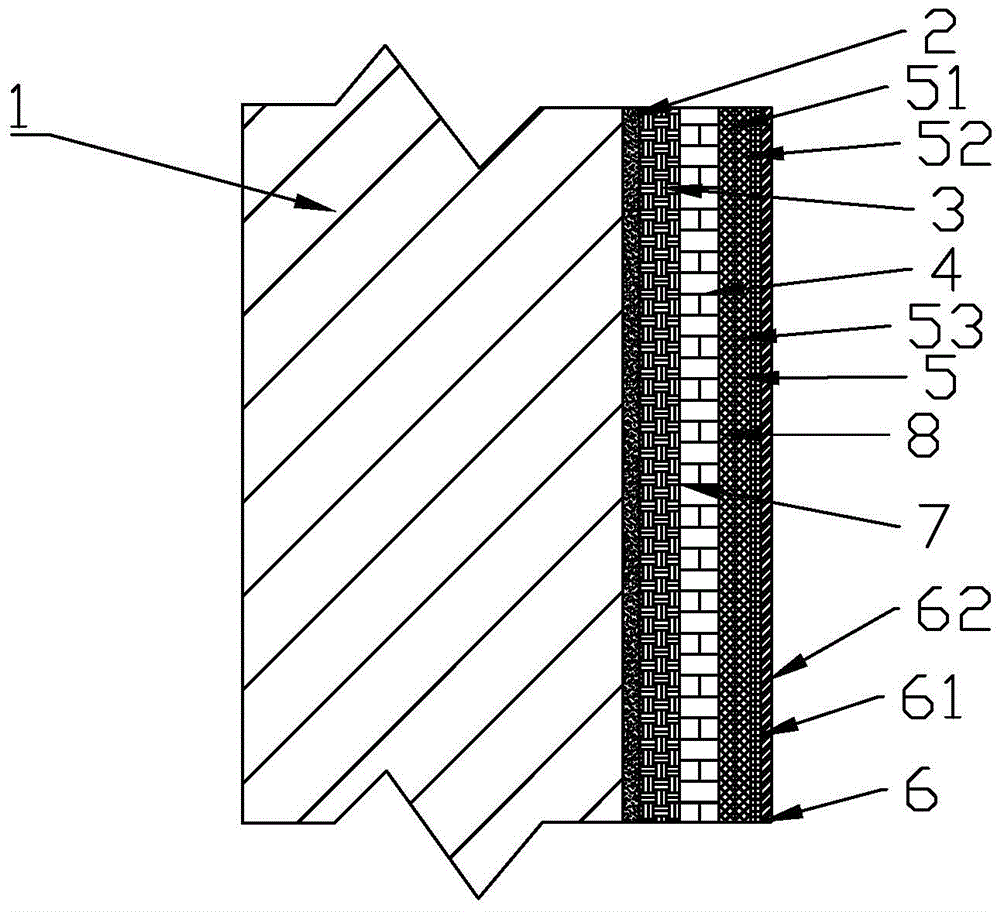 A construction method of composite thermal insulation mortar