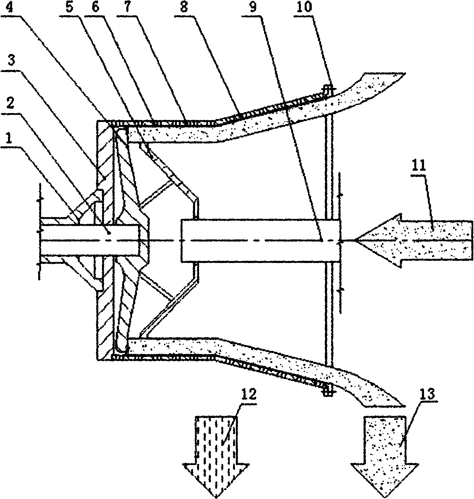 Cone drum for piston pusher centrifuge