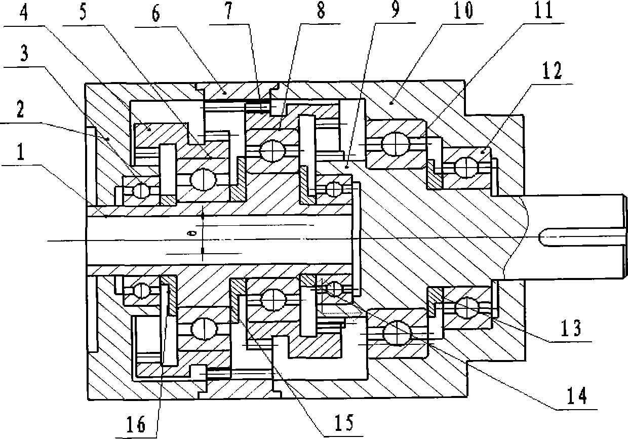 Decelerator for control motor