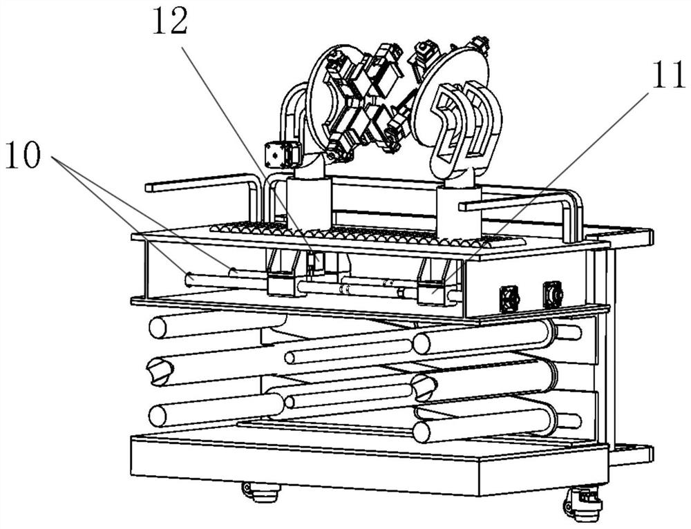 Fully automatic tube sheet welding tooling platform